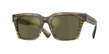 Das Bild zeigt die Oliver Peoples Sonnenbrille OV5564SU 173508 in Soft olivgrün bark. 